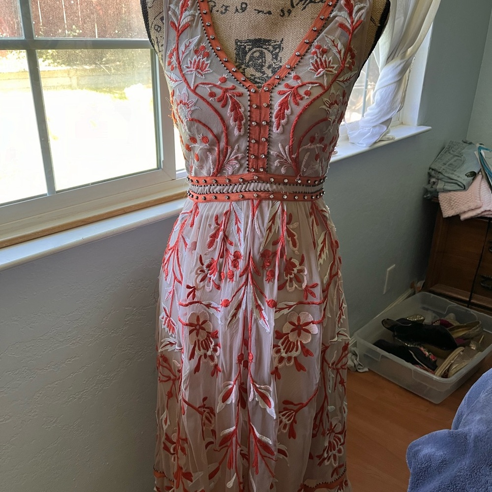 Embroidered dress